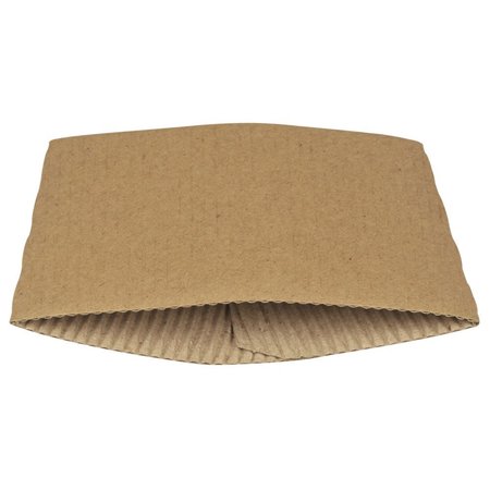 ABENA Sleeves, Coffee Cup, Eco-Friendly, Suitable for 8 Oz to 11 Oz Cups, Brown, Paper, 4.5" x 2" 131716
